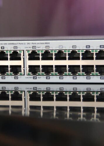 Network equipment manufacturing technologies at the exhibition